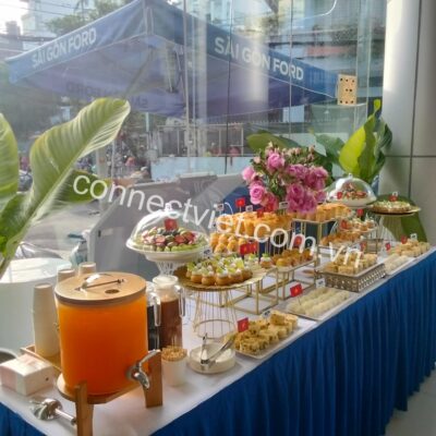 Tiệc teabreak showroom Cát Lái – dịch vụ ConnectViet Quận 2