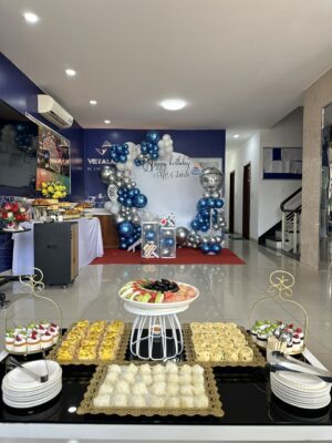 Setup bàn tiệc teabreak Quận 2 sang trọng – ConnectViet Catering