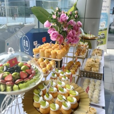 Tiệc teabreak công ty tại Quận 1 setup sang trọng bởi ConnectViet