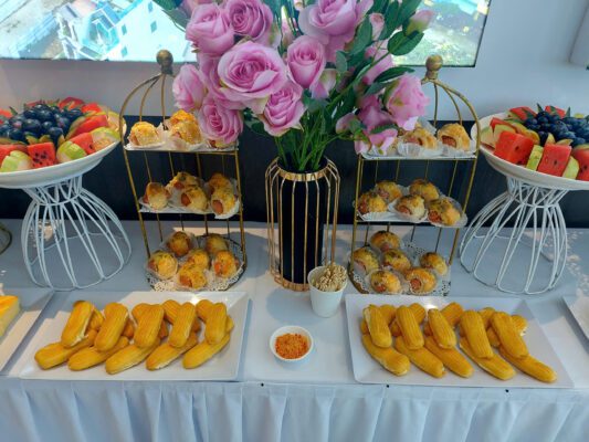 ConnectViet setup bàn teabreak tại đường Lê Lợi, Quận 1