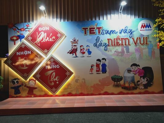 connectviet thi công backdrop