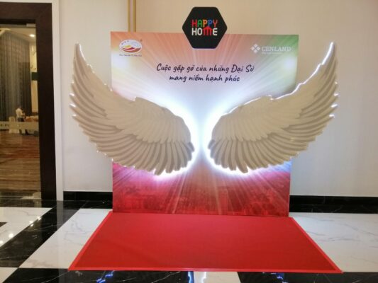 Thi công backdrop sự kiện