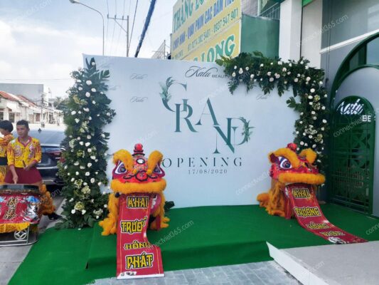 Thi công backdrop chuyên nghiệp