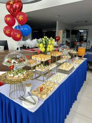 setup teabreak sang trọng