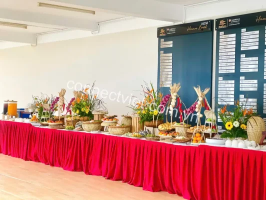 Bàn tiệc bánh quê quận 9