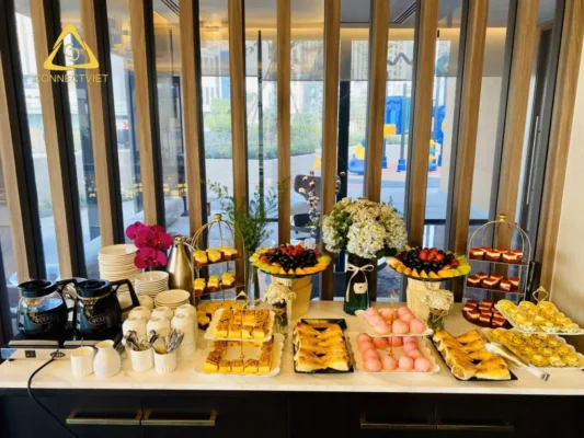 Trái cây và nước uống trong tiệc teabreak Quận Tân Phú tươi ngon sạch sẽ