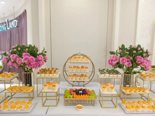 Tiệc teabreak sự kiện lớn tại quận Bình Tân do ConnectViet thực hiện