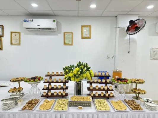 setup teabreak quan tan binh tai hoi thao