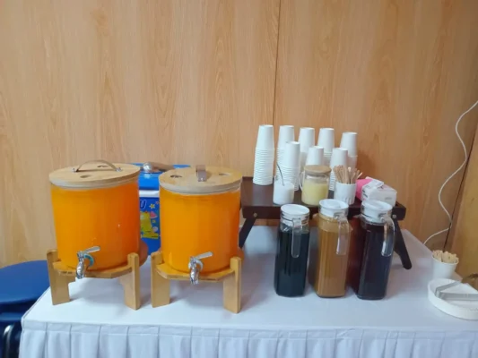 trang tri teabreak chuan doanh nghiep quan tan binh