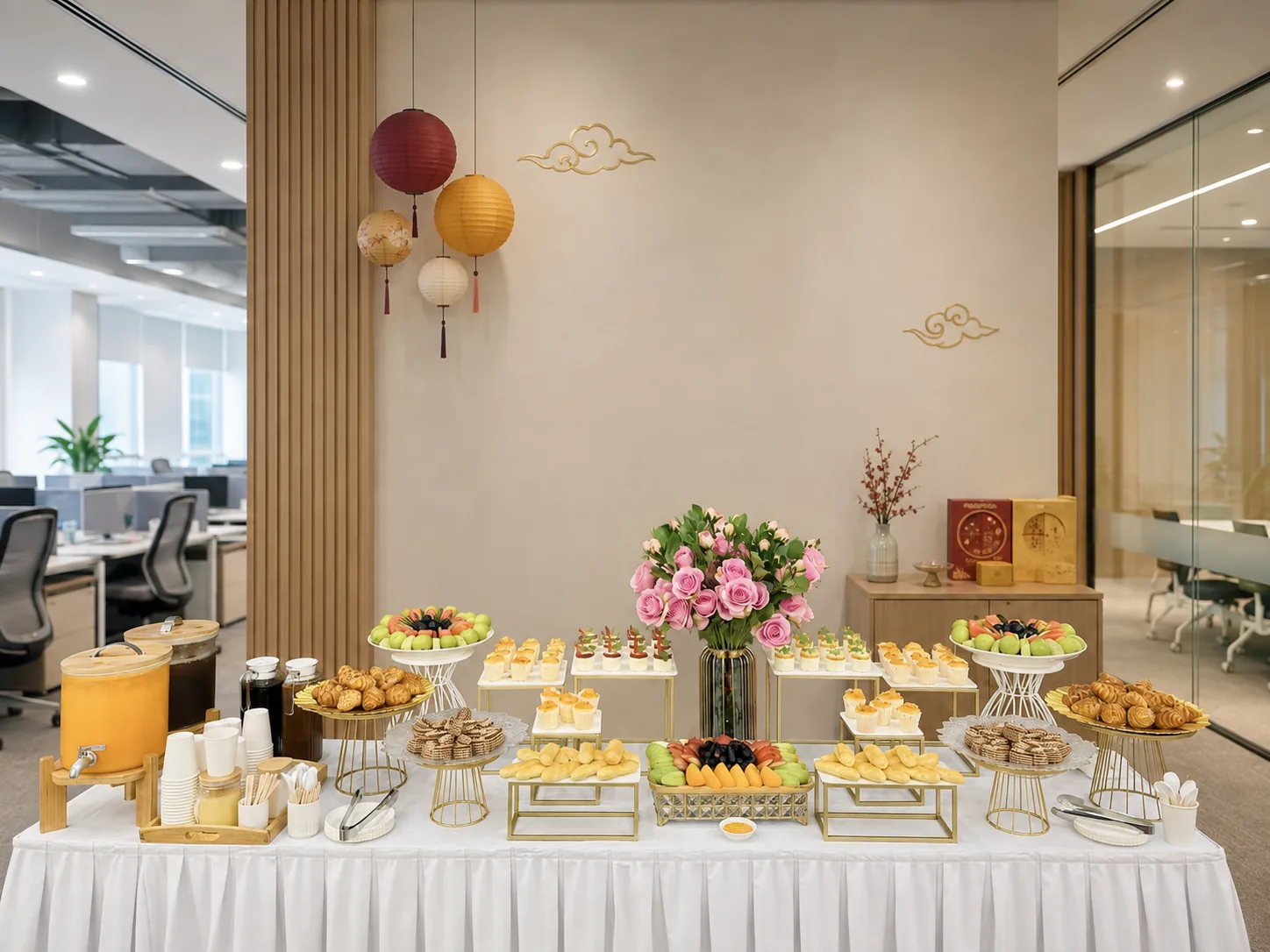 Teabreak Trung Thu tại văn phòng cho doanh nghiệp TP.HCM